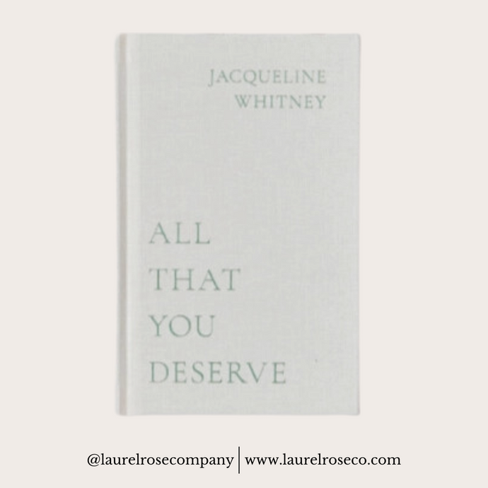 All That You Deserve - book