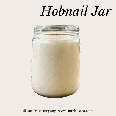 Hobnail Jar - Clear